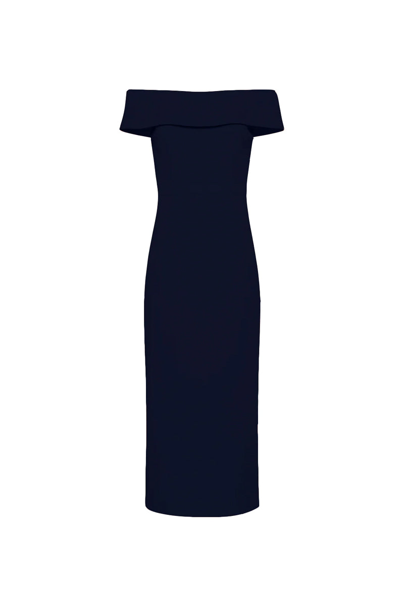 how much i care midnight blue off-the-shoulder midi dress Lulus | Dresses | Lulus How Much I Care Midnight Blue Off The Shoulder Midi Dress Size Medium