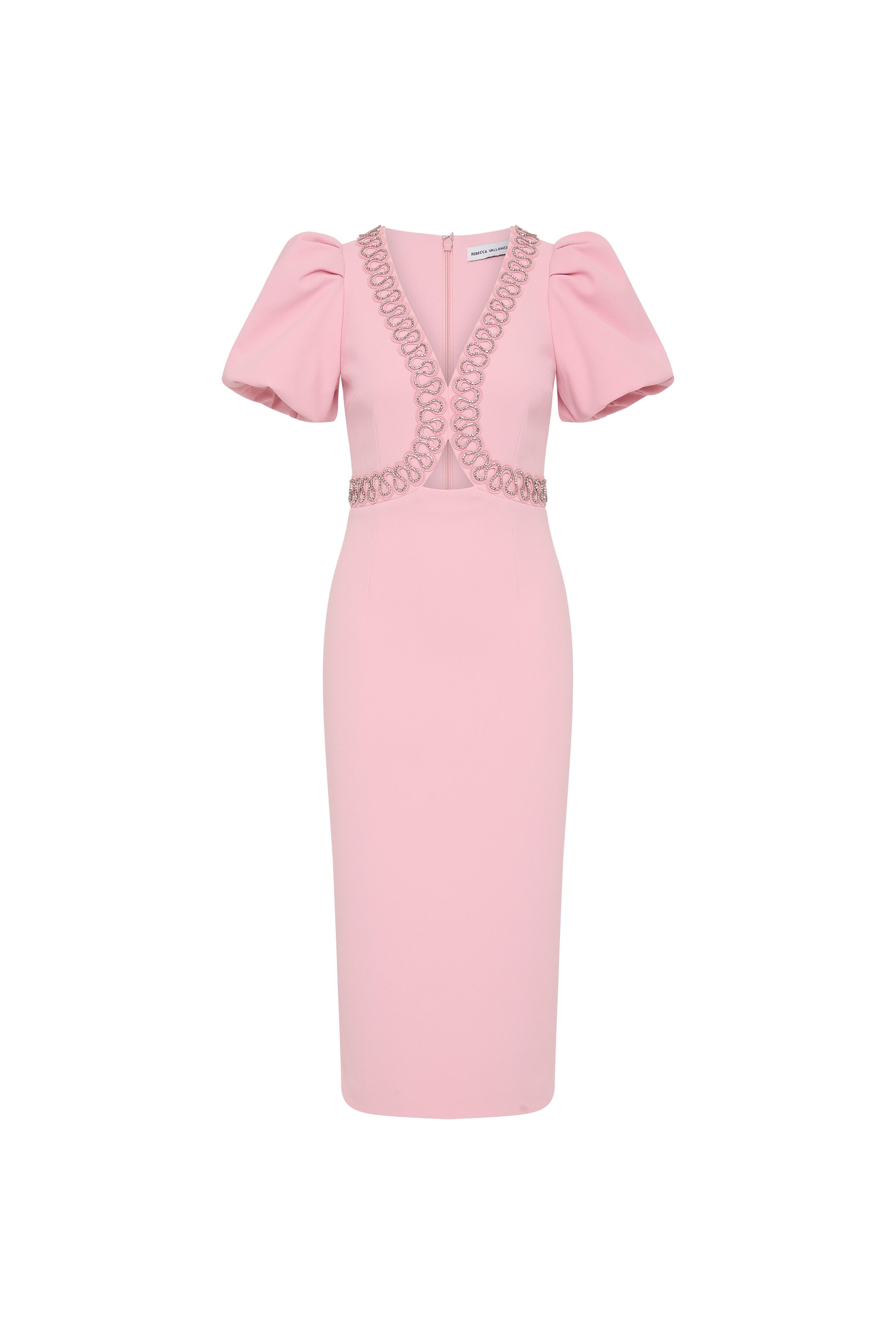 rebecca vallance pink dress Rebecca Vallance, Amaro pleated taffeta corset gown, Women, Pink, XXS, Dresses, Materialmix