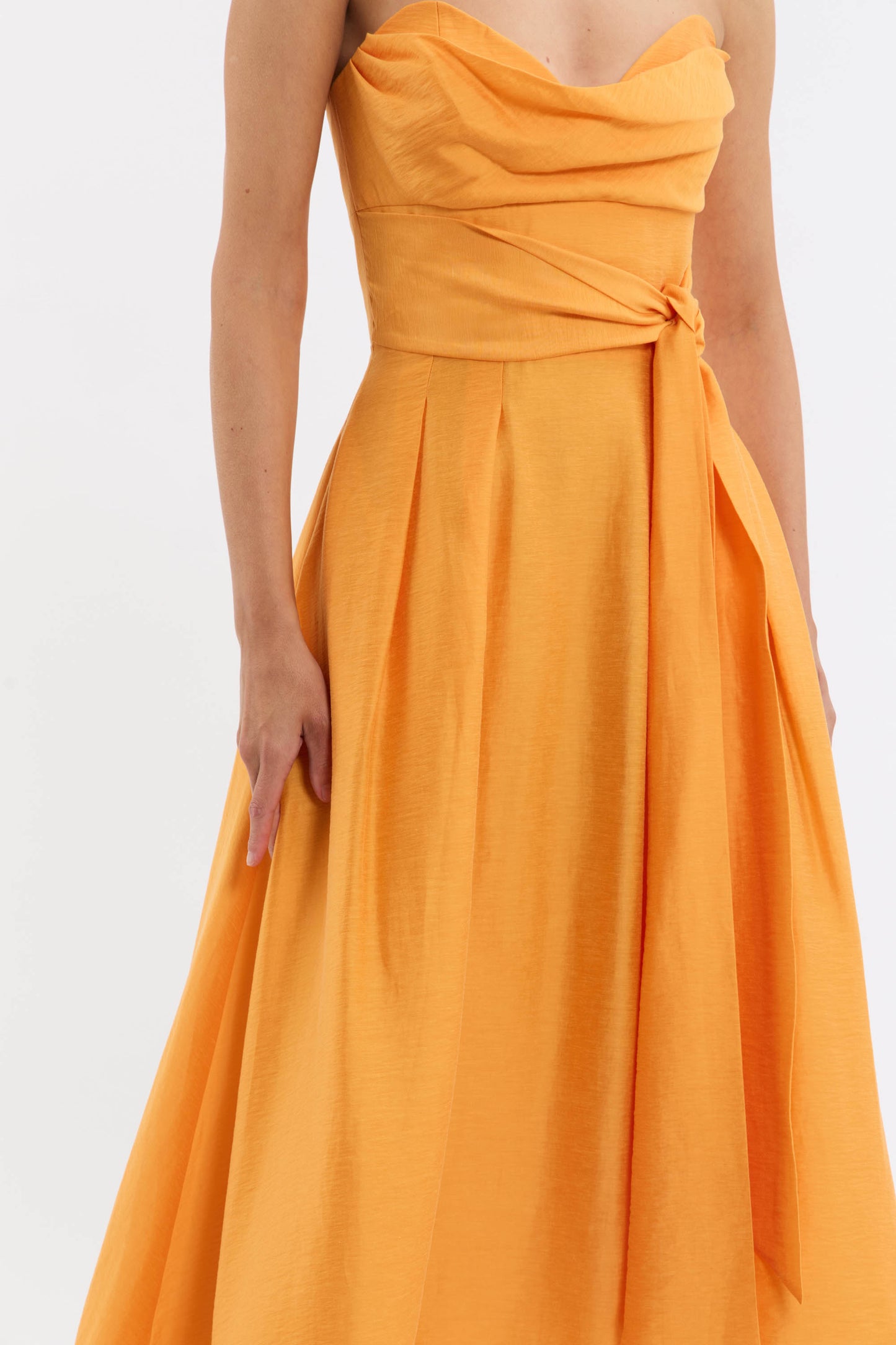 Cera Strapless Midi Dress