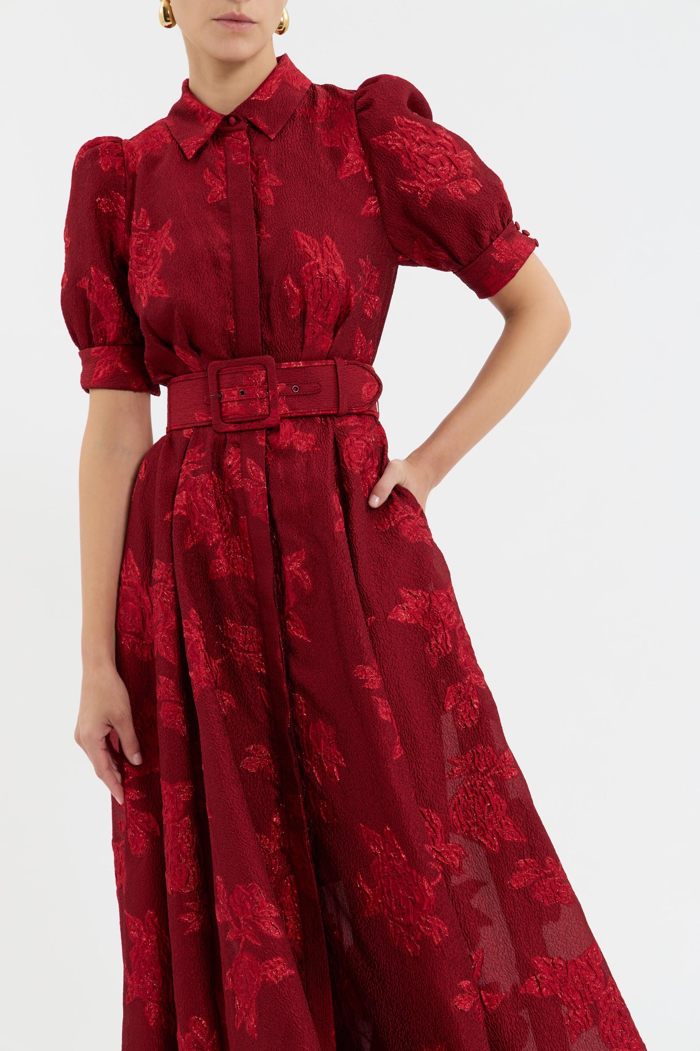 Henrietta Button Gown