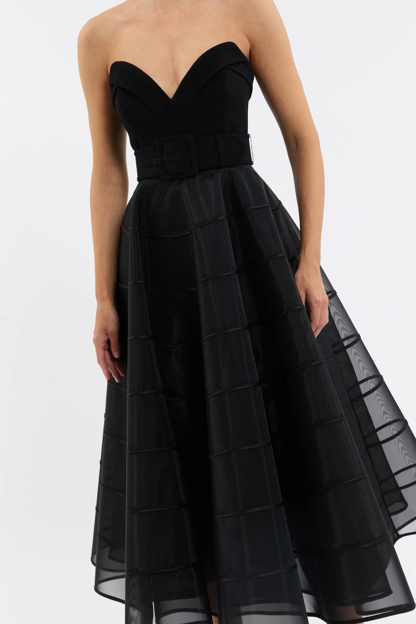 Marcella Strapless Midi Dress