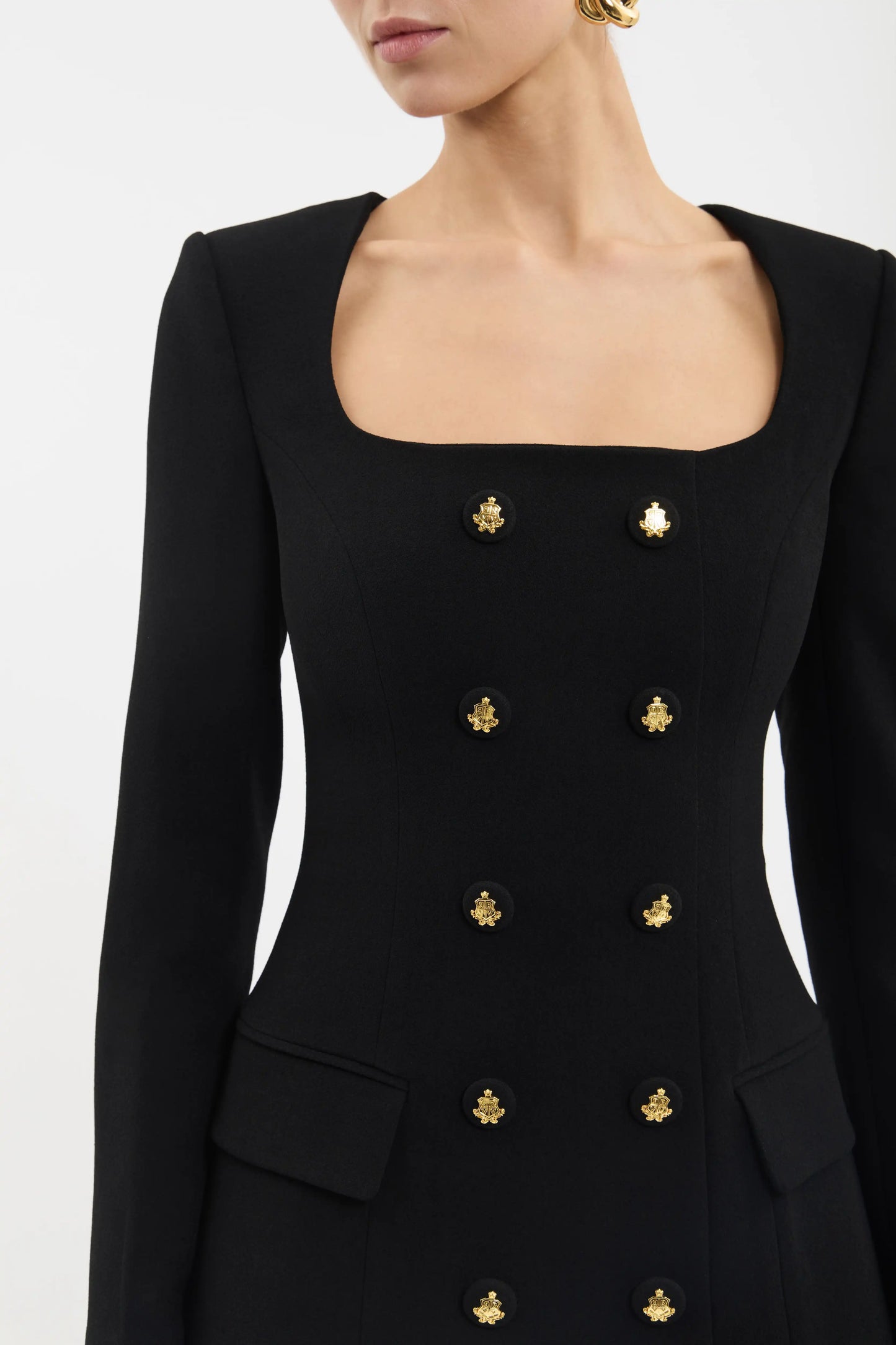 Odilia Long Sleeve Midi Dress