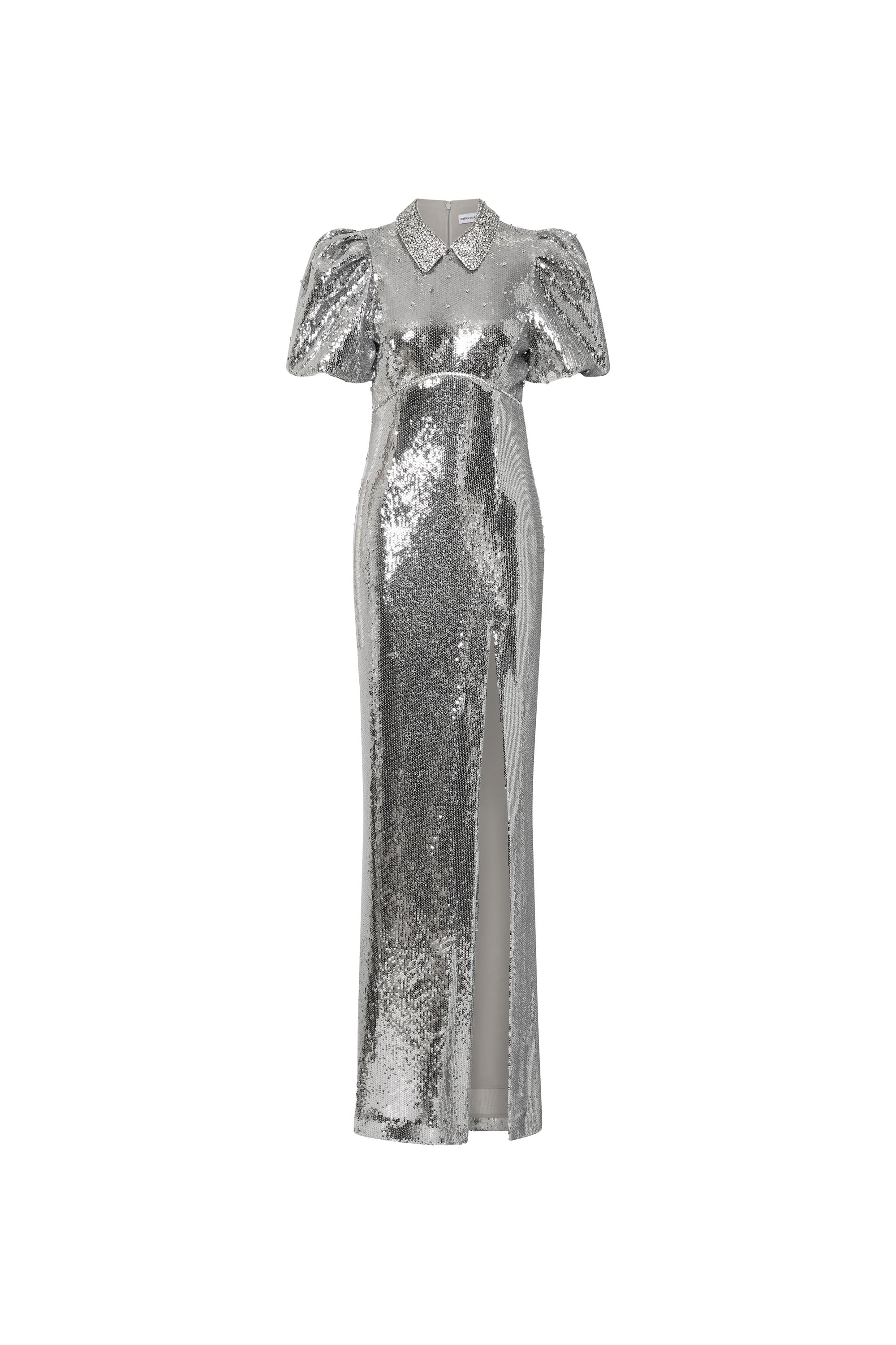 ss silver dress Olympia Short Sleeve Gown – Rebecca Vallance