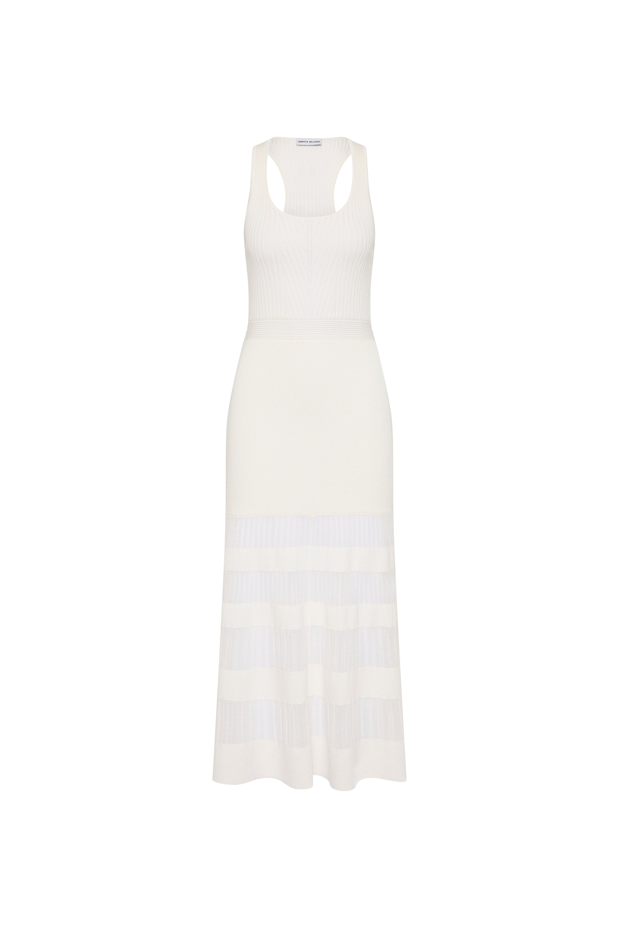 rebecca vallance white knit dress Reign Midi – Vanilla dreams