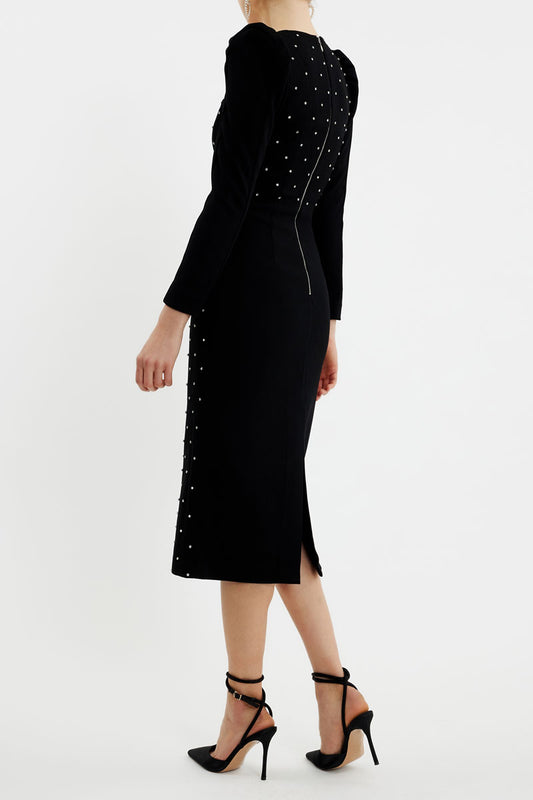 After Hours Long Sleeve Midi Dress