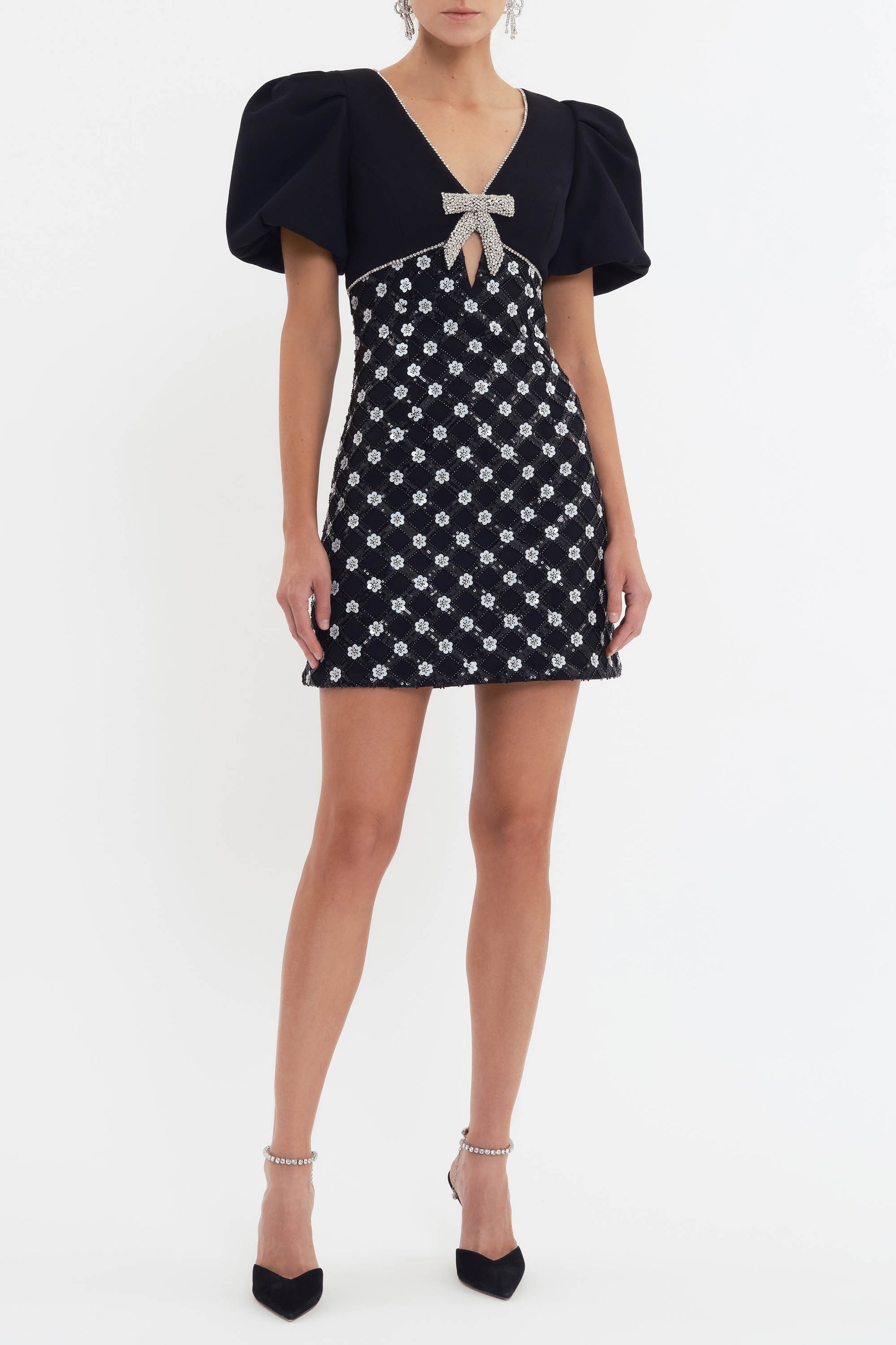 Alivia Short Sleeve Mini Dress Rebecca Vallance Alivia Short Sleeve Mini Dress Rebecca Vallance