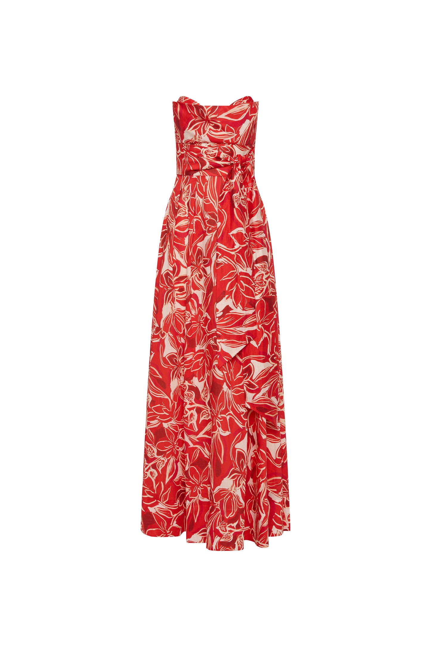 amazon strapless maxi dress floor length summer dresses Tropical Tiered Strapless Maxi Dress