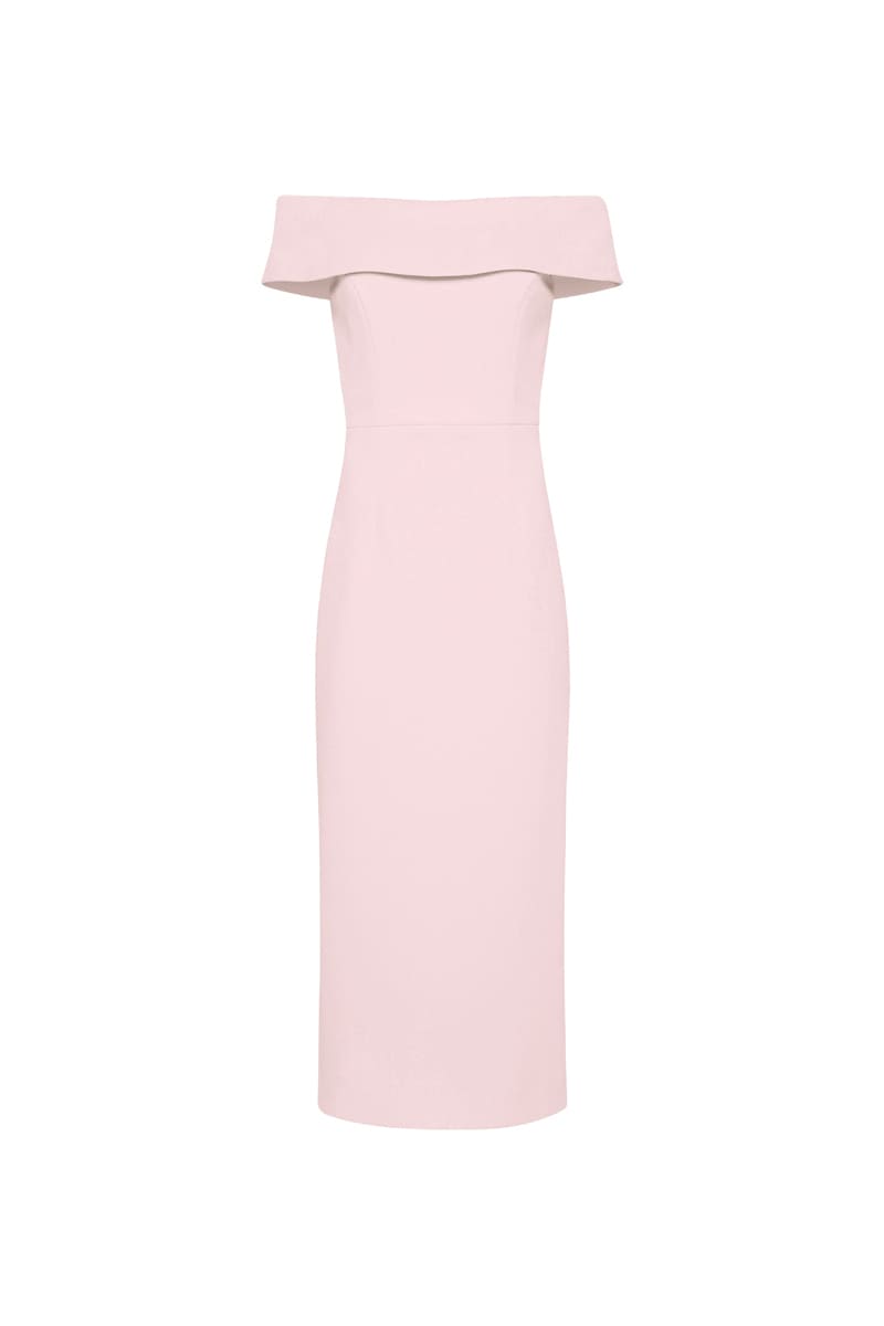 Amore Off Shoulder Midi Dress