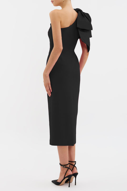 Anais One Shoulder Midi Dress