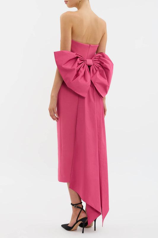 Anais Bow Midi Dress