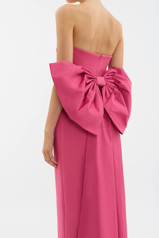 Anais Bow Midi Dress