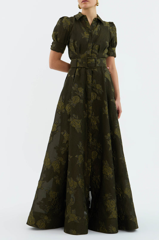 Annette Button Gown