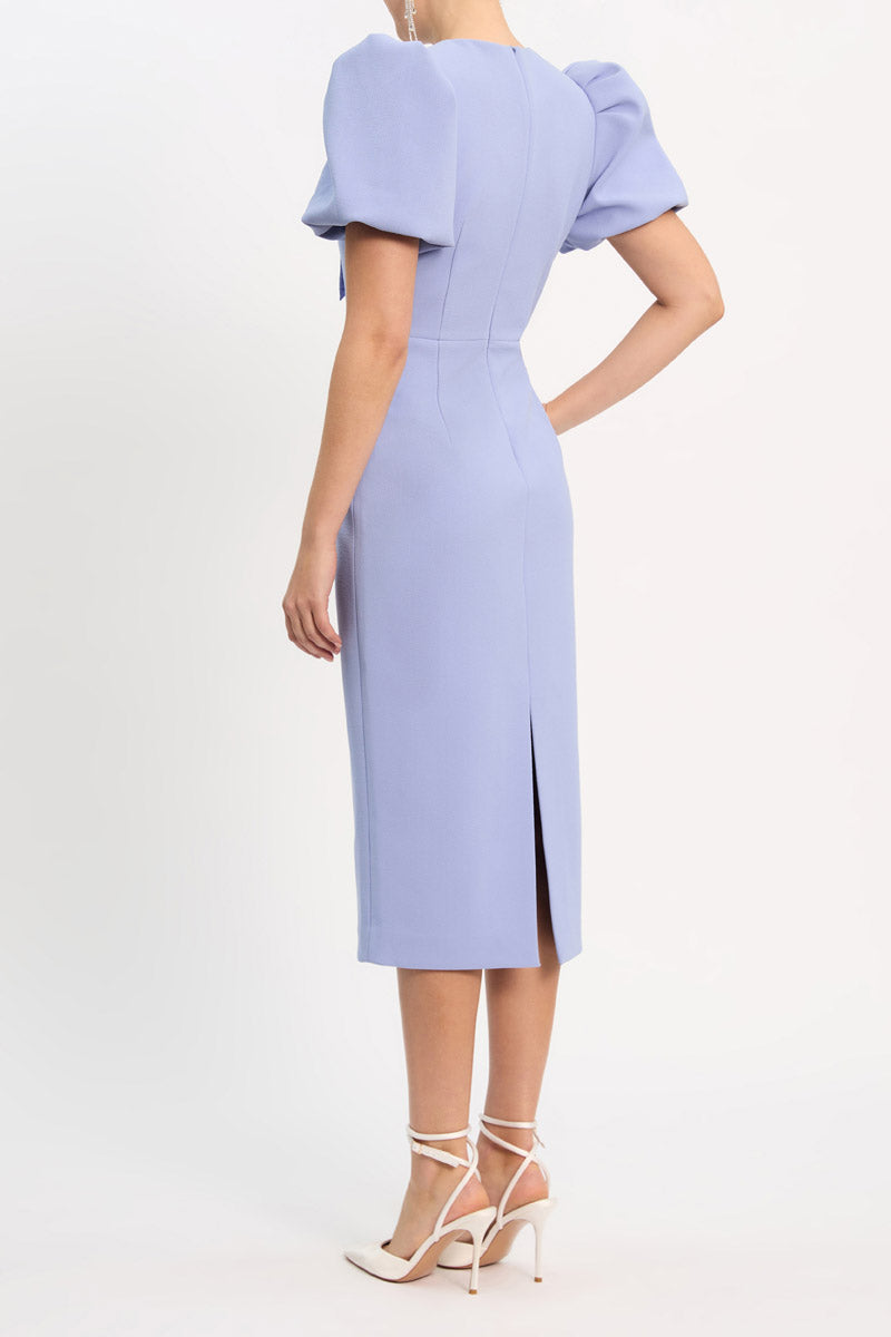 Annabelle Puff Sleeve Midi Dress – Rebecca Vallance