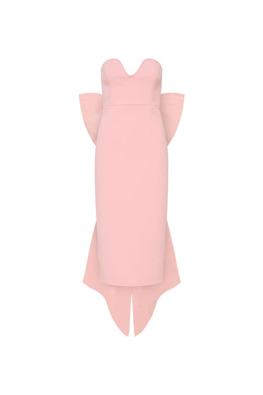 Annabelle Strapless Midi Dress