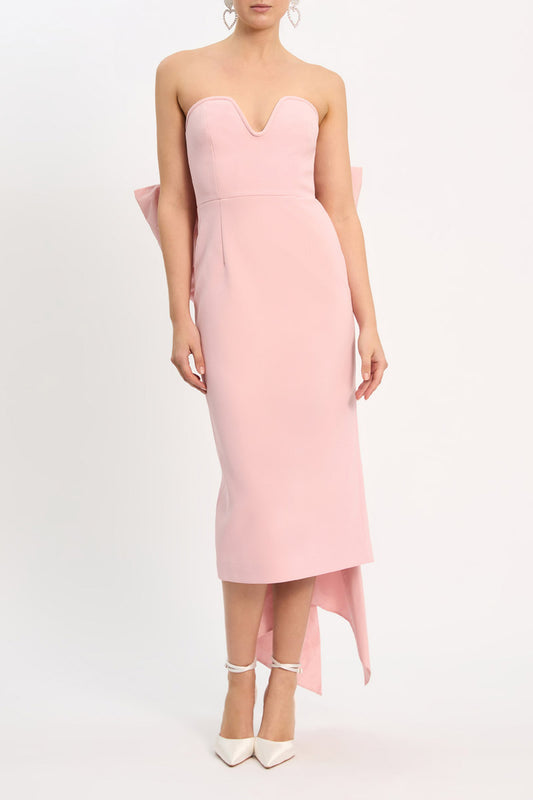 Annabelle Strapless Midi Dress