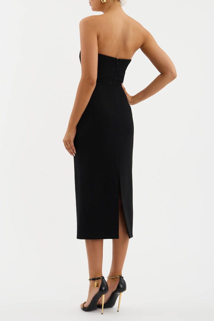 Aubree Strapless Midi Dress