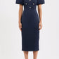 Ayla Short Sleeve Midi Dress