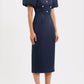 Ayla Short Sleeve Midi Dress