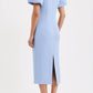 Aylin Puff Sleeve Midi Dress