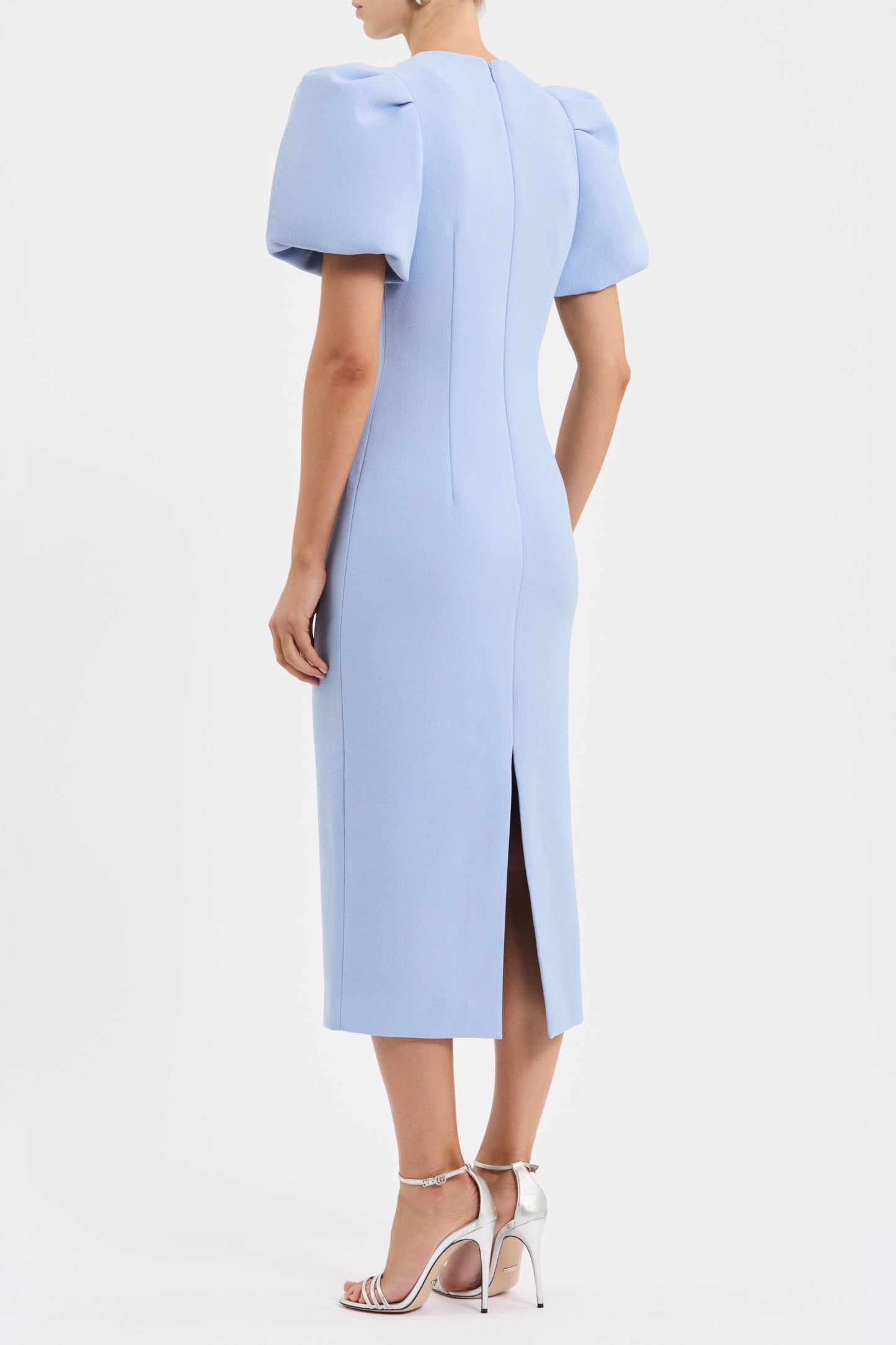 Aylin Puff Sleeve Midi Dress