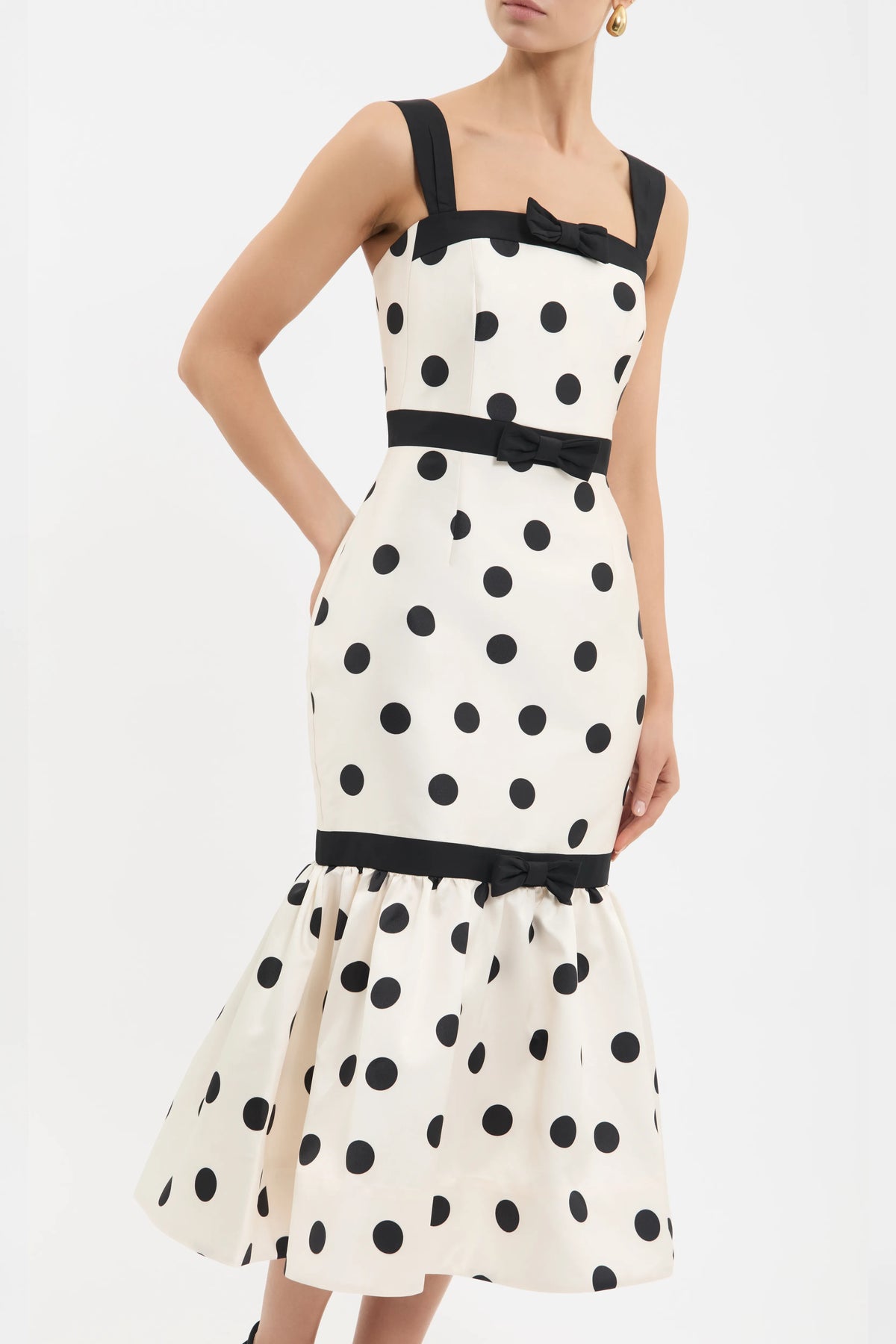Bacio Trumpet Midi Dress