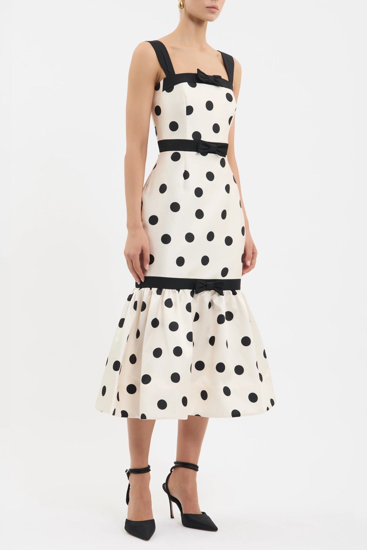 Bacio Trumpet Midi Dress