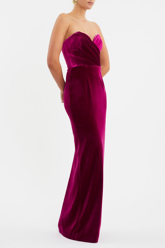 Bernadette Gown Grape