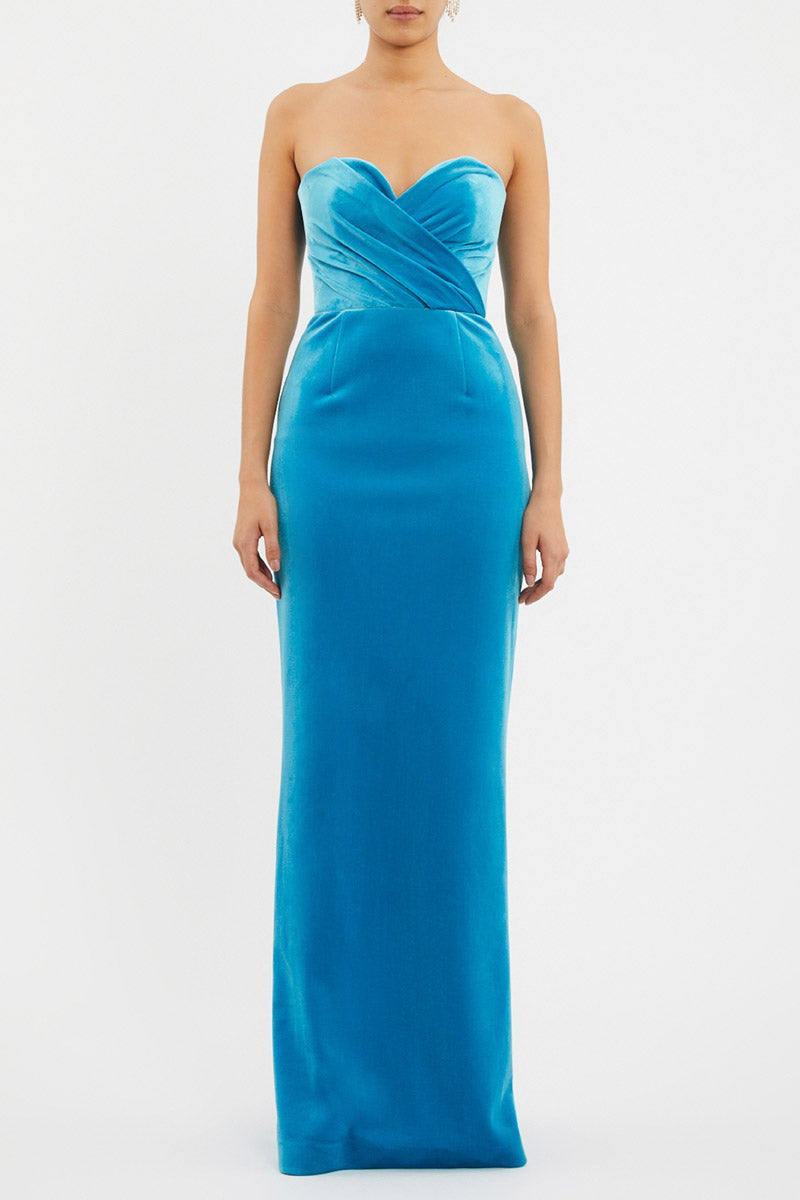 Bernadette Gown Blue