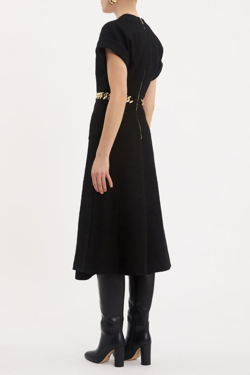 Carine Midi Dress Black