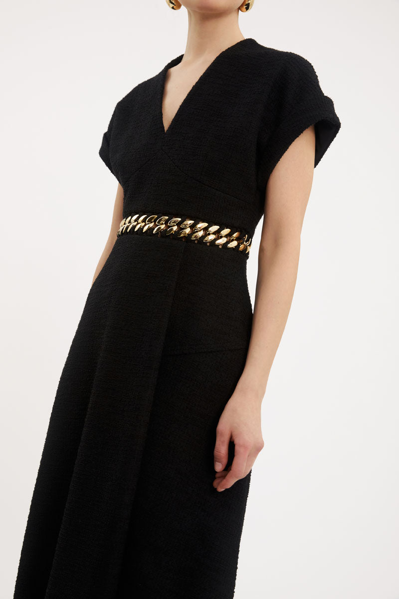 Carine Midi Dress Black