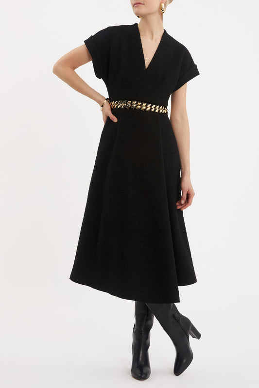Carine Midi Dress Black