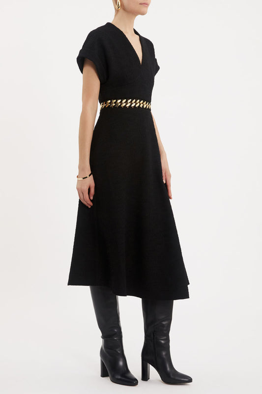 Carine Midi Dress Black