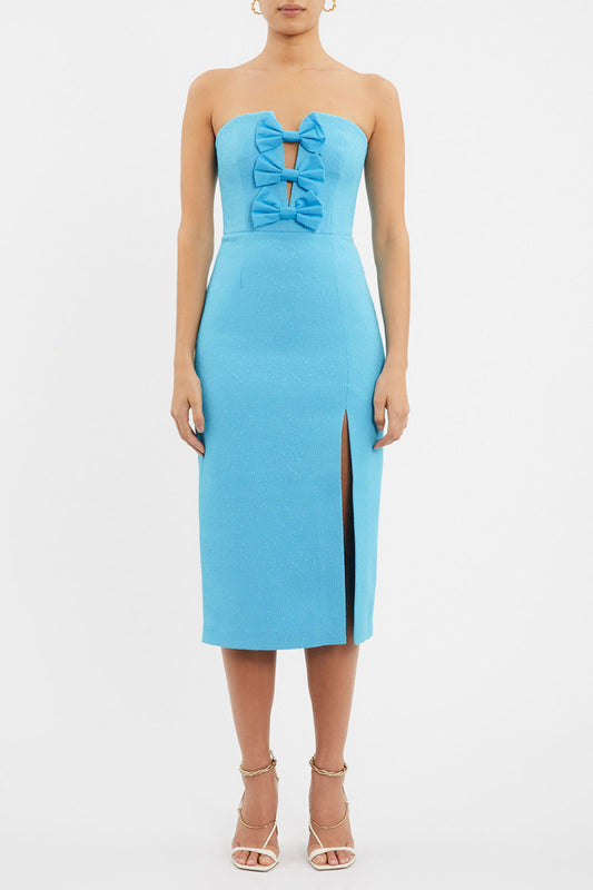 Cecily Midi Dress Blue