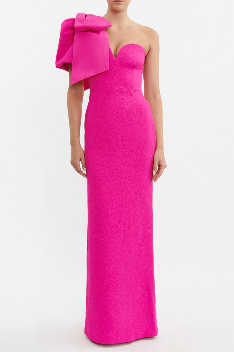 Cecily Gown Hot Pink