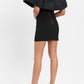 Cecily Off Shoulder Mini Dress Black