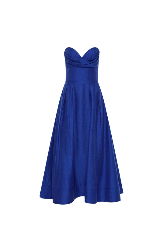 Cera Strapless Midi Dress