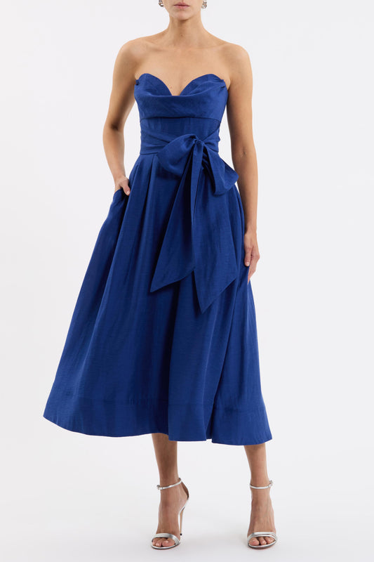 Cera Strapless Midi Dress