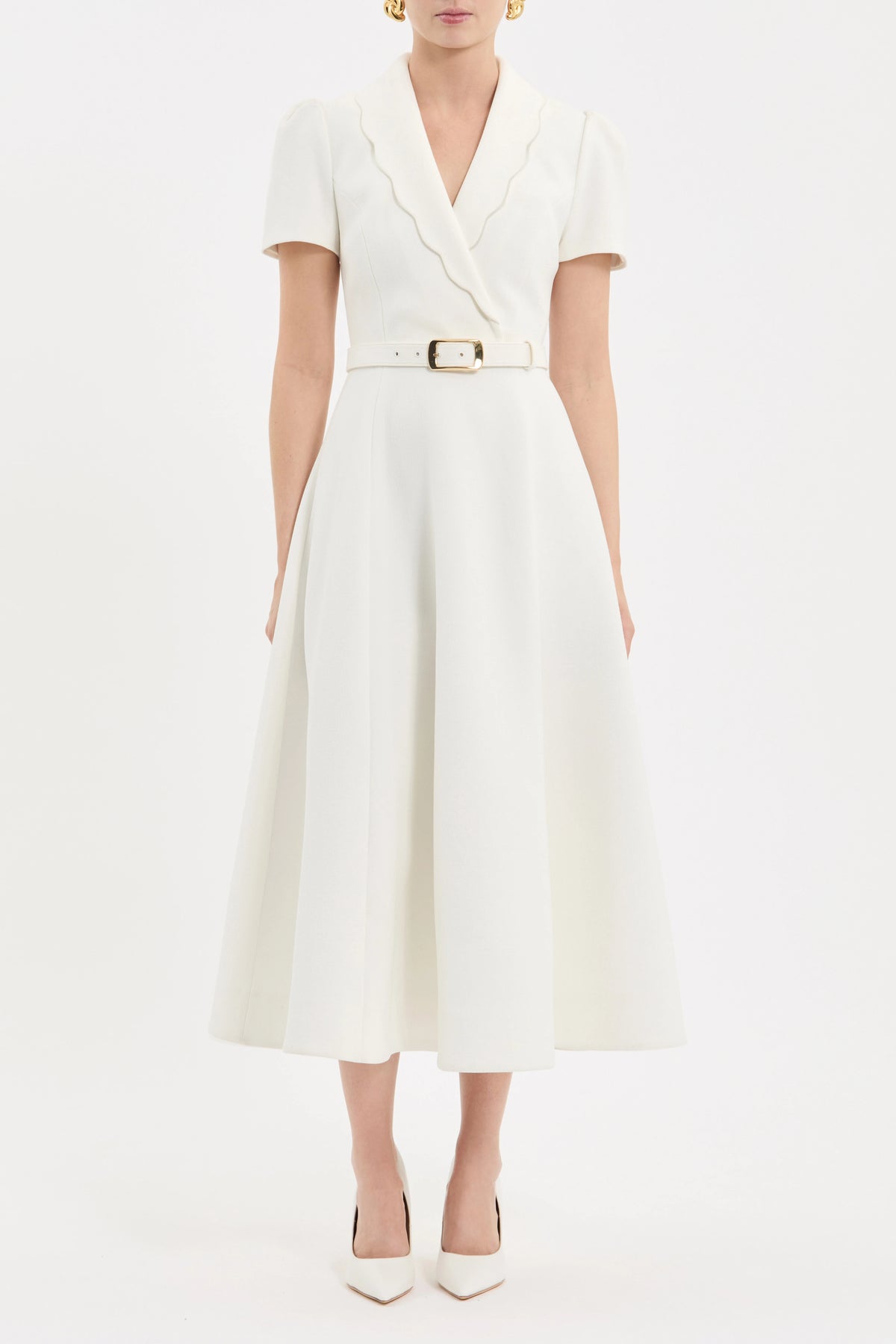 Christopher Short Sleeve Midi Dress