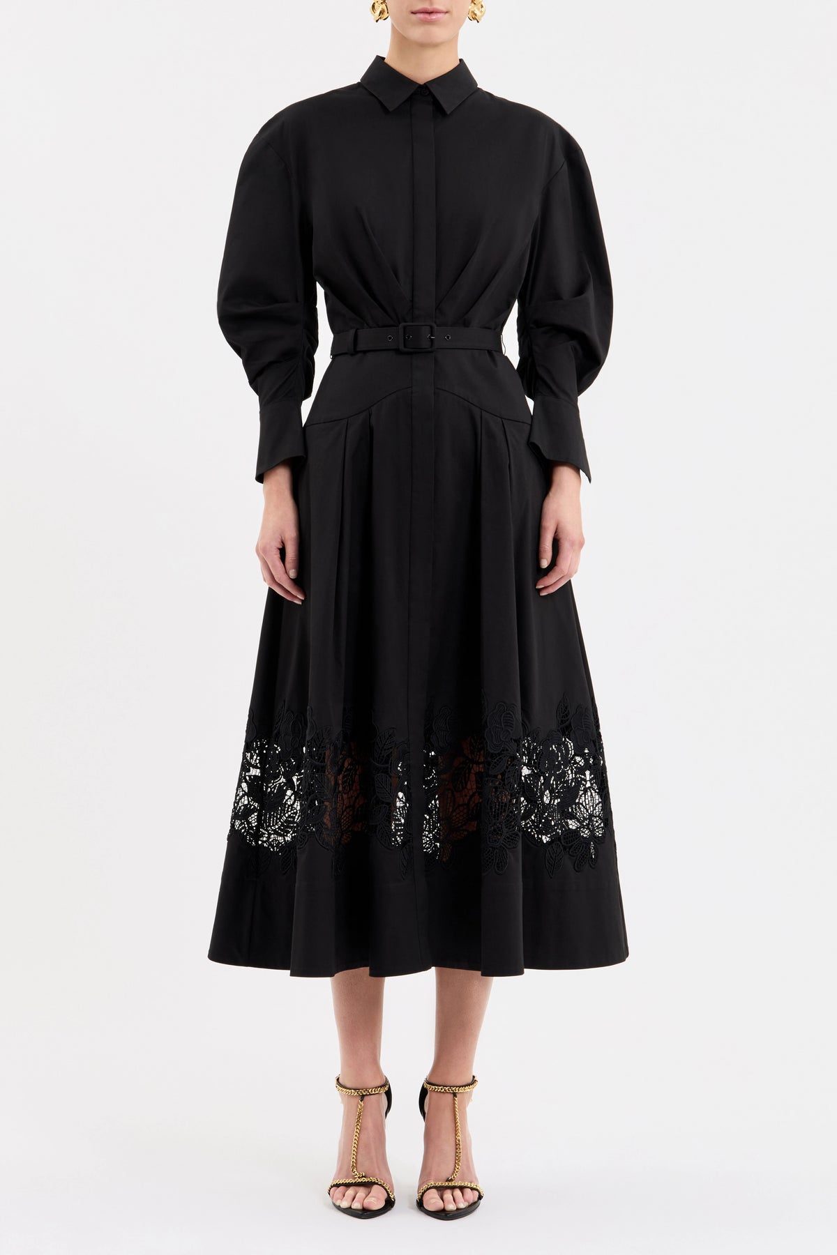 Claribelle Long Sleeve Midi Dress