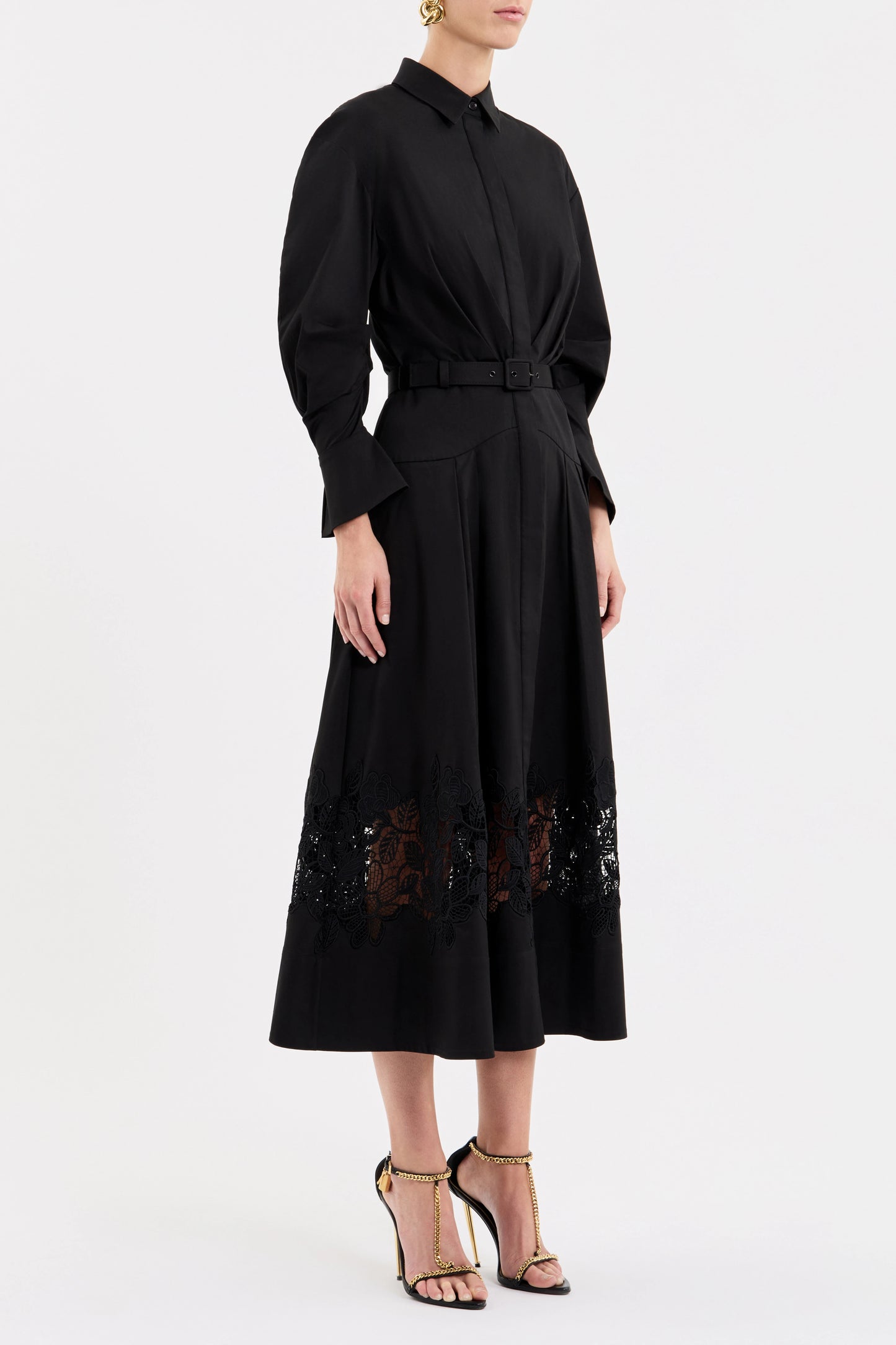 Claribelle Long Sleeve Midi Dress
