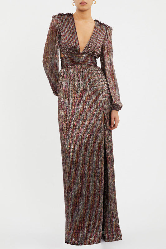 Claude Gown Metallic