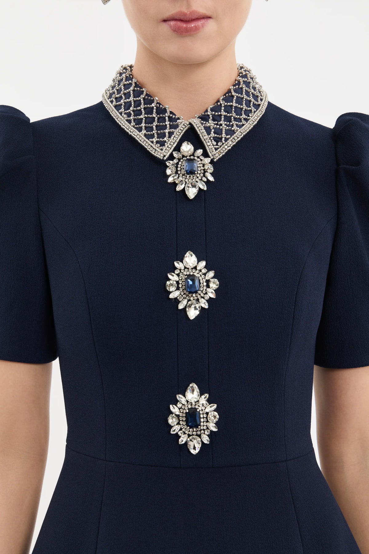 Crown Jewel Short Sleeve Midi Dress