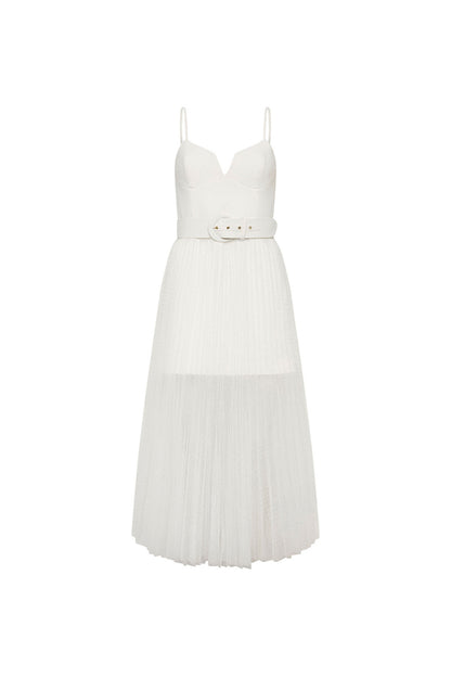 Cyndi Bustier Midi Dress