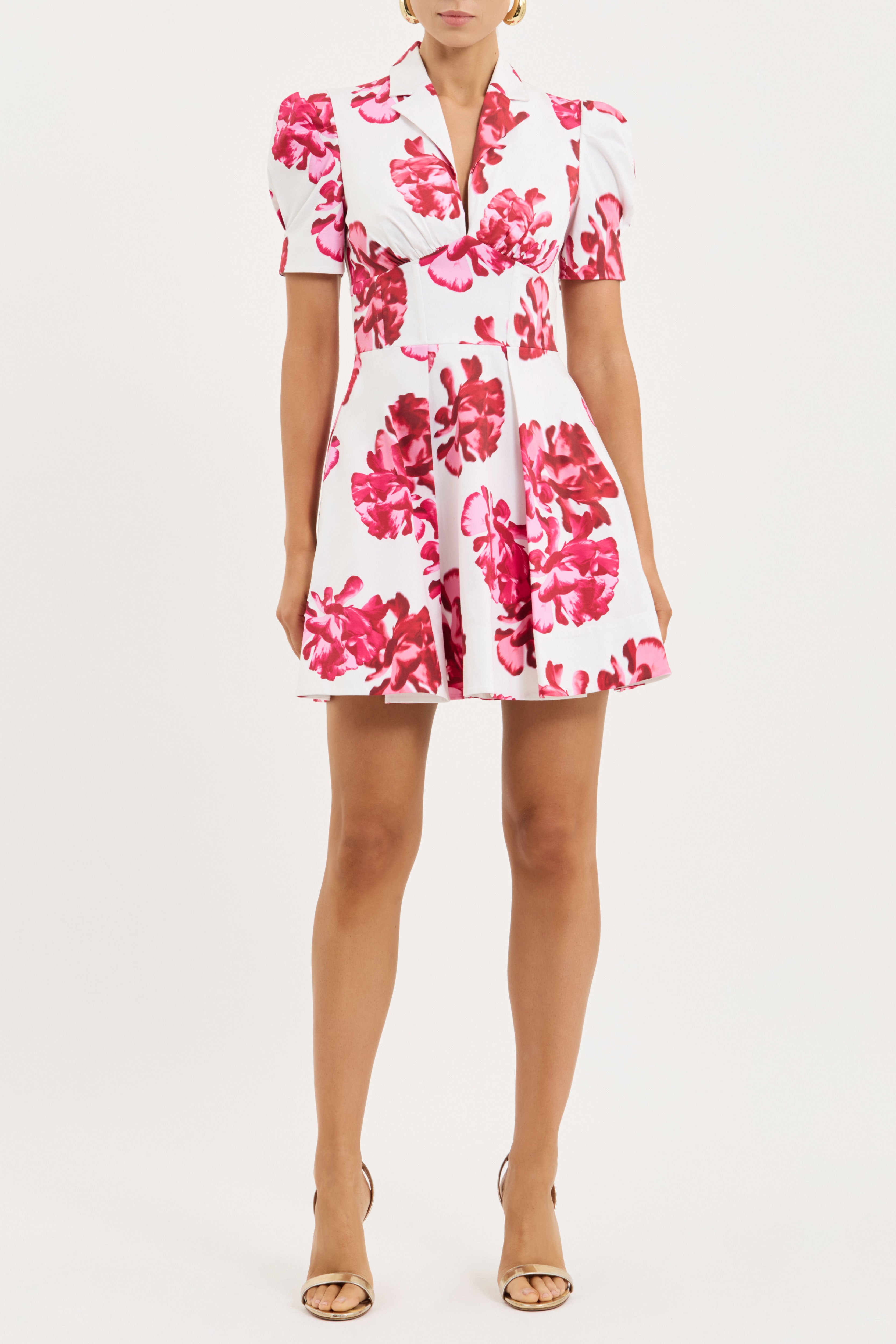 Damask Rose Mini Dress – Rebecca Vallance