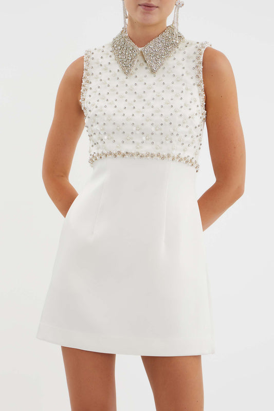 Delaney Embellished Mini Dress