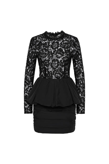 dixie mini dress black sparkle Kylie Black Sparkle Mesh Mini Dress