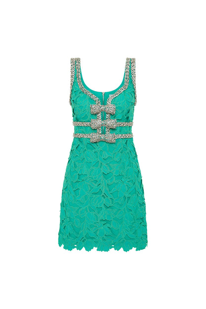 Eden Bow Mini Dress – Rebecca Vallance