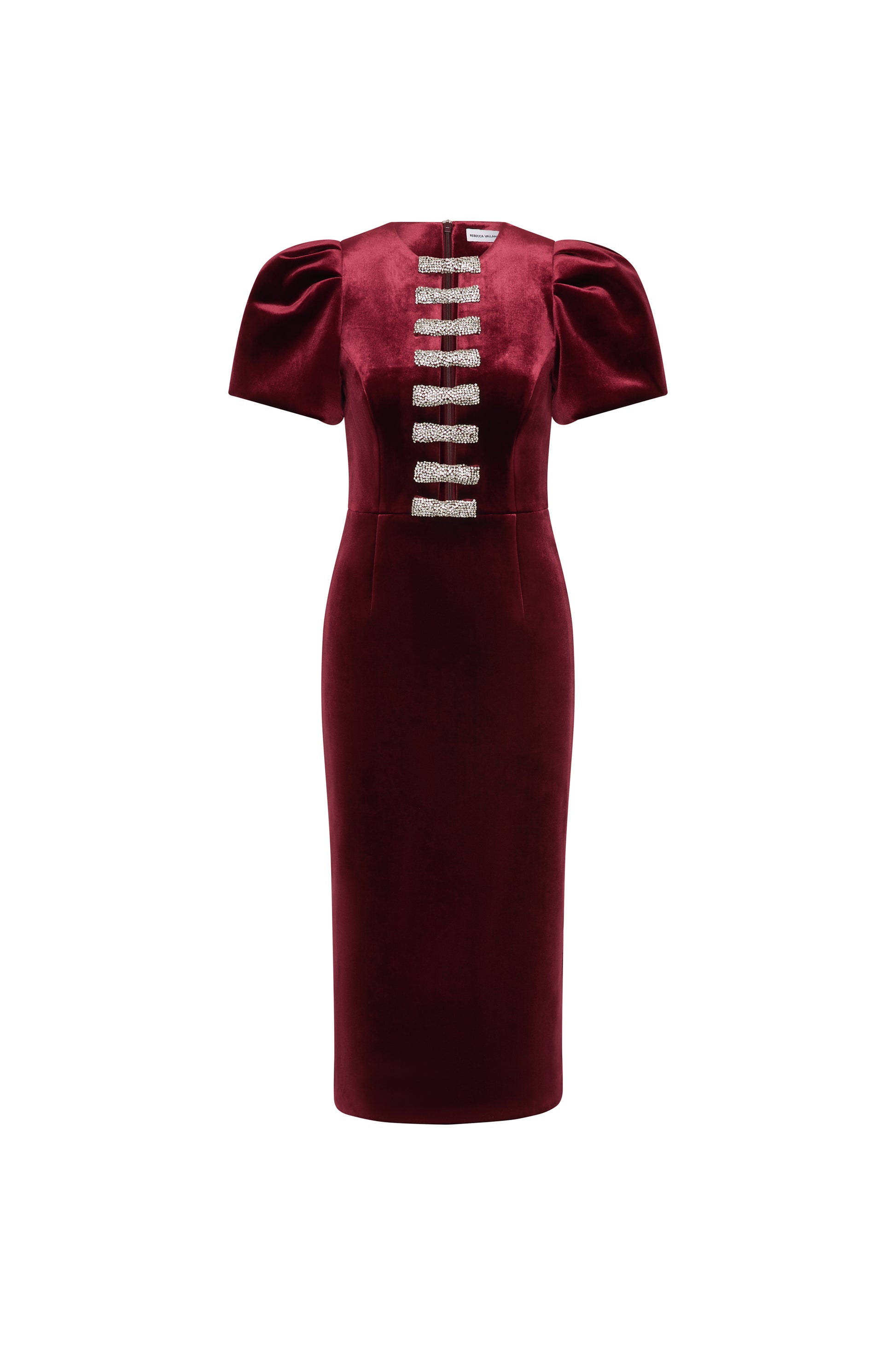 rebecca vallance vienna midi dress Rebecca Vallance Vienna Dress In Black