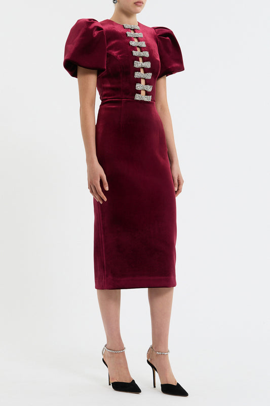 EDWIENA+PUFF+SLEEVE+BOW+MIDI_2503-1386_WINE_SIDE_1