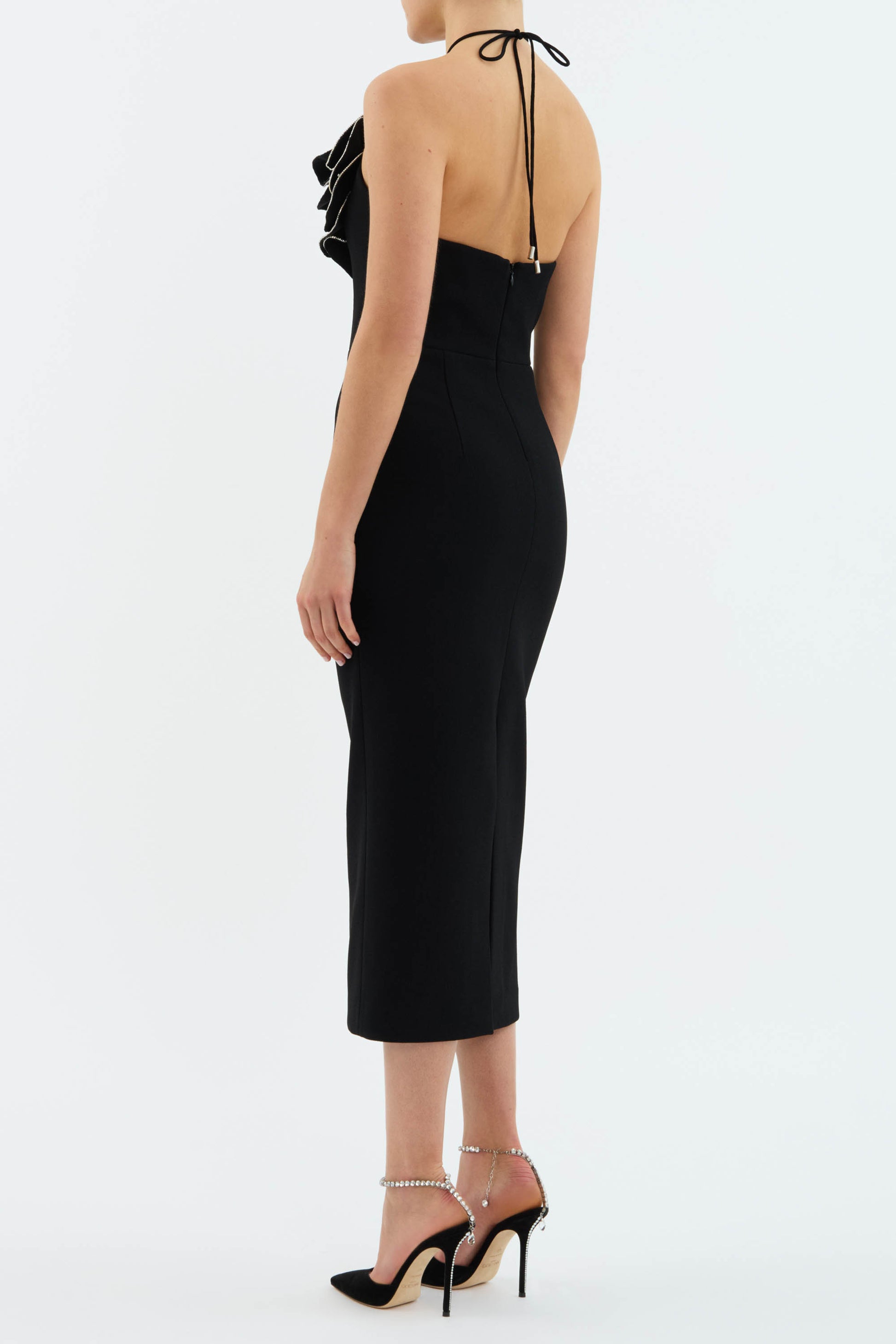 Eliana Halter Midi Dress Rebecca Vallance Eliana Halter Midi Dress Rebecca Vallance